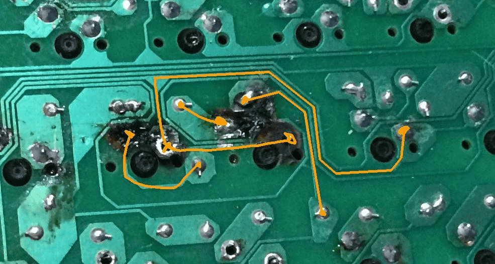 PCB hỏng do quá nhiệt